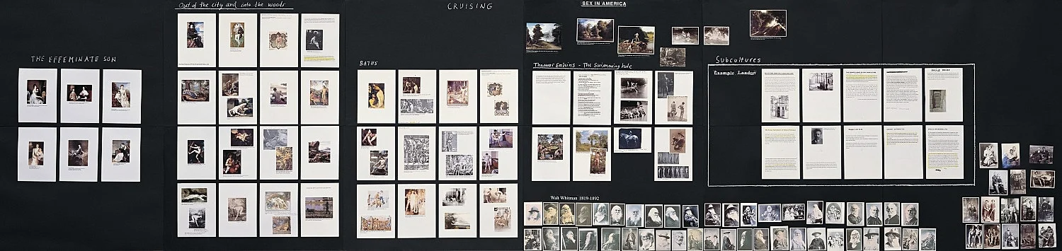 Some Gay-Lesbian Artists andor Artists relevant to Homo-Social Culture I VII — Henrik Olesen — Exhibitions — Galerie Buchholz — Image 07