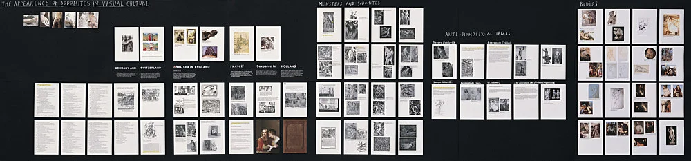 Some Gay-Lesbian Artists andor Artists relevant to Homo-Social Culture I VII — Henrik Olesen — Exhibitions — Galerie Buchholz — Image 00