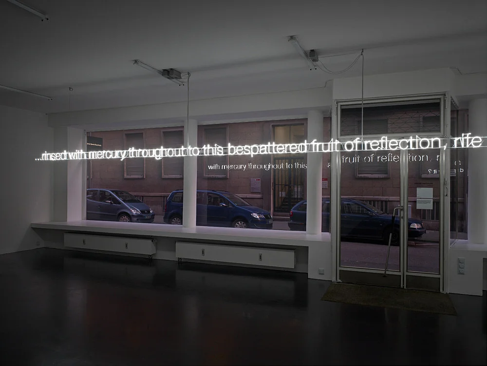 Permit yourself — Cerith Wyn Evans — Exhibitions — Galerie Buchholz — Image 00