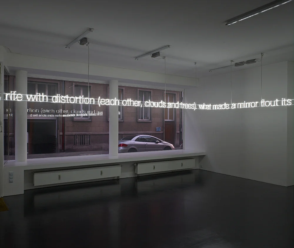 Permit yourself — Cerith Wyn Evans — Exhibitions — Galerie Buchholz — Image 00
