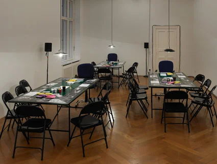 Du hast mir die Pfanne versaut, du Spiegelei des Terrors — René Pollesch — Exhibitions — Galerie Buchholz — Image 05