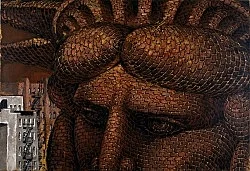 Neptune Society, San Francisco Columbarium, 4th Fl., Dome Room, South Wall, Tier 4, Niche 28243 — Julie AultHeinz Peter Knes Danh VoMartin Wong — Exhibitions — Galerie Buchholz — Image 108