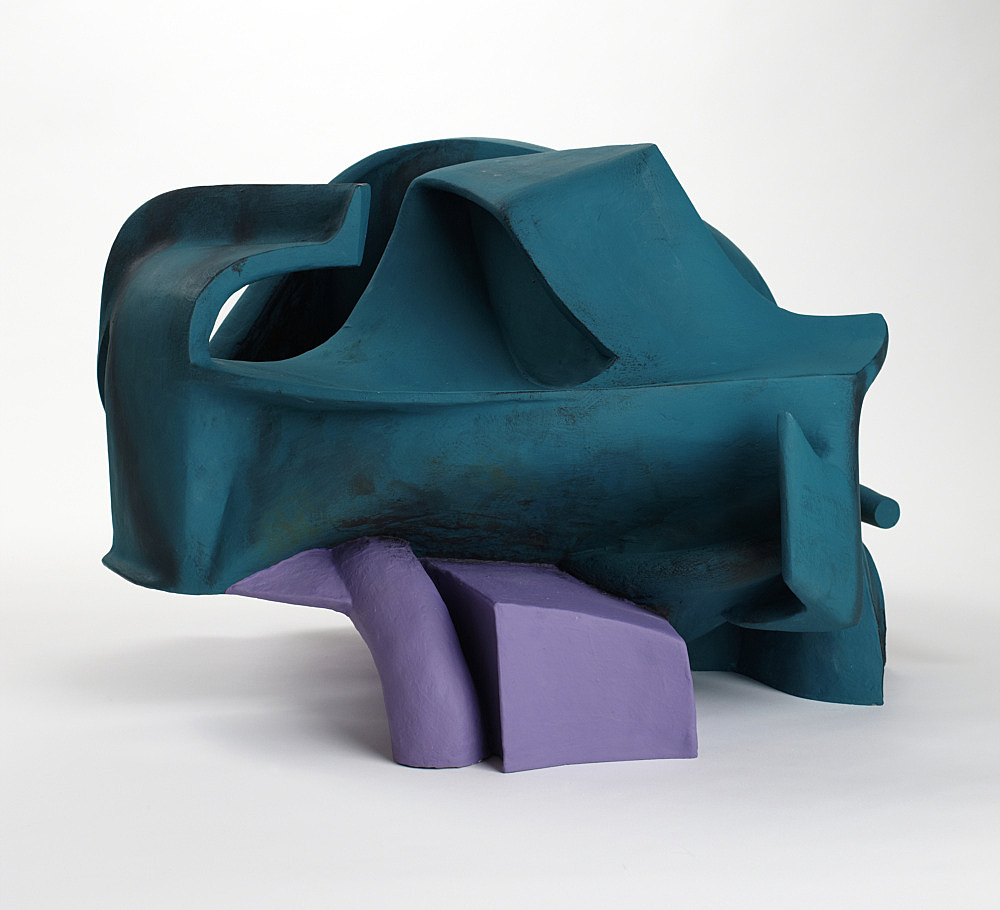 Vincent Fecteau – Untitled, 2011 gypsum cement, resin clay, acrylic paint 40,6 x 61 x 60 cm