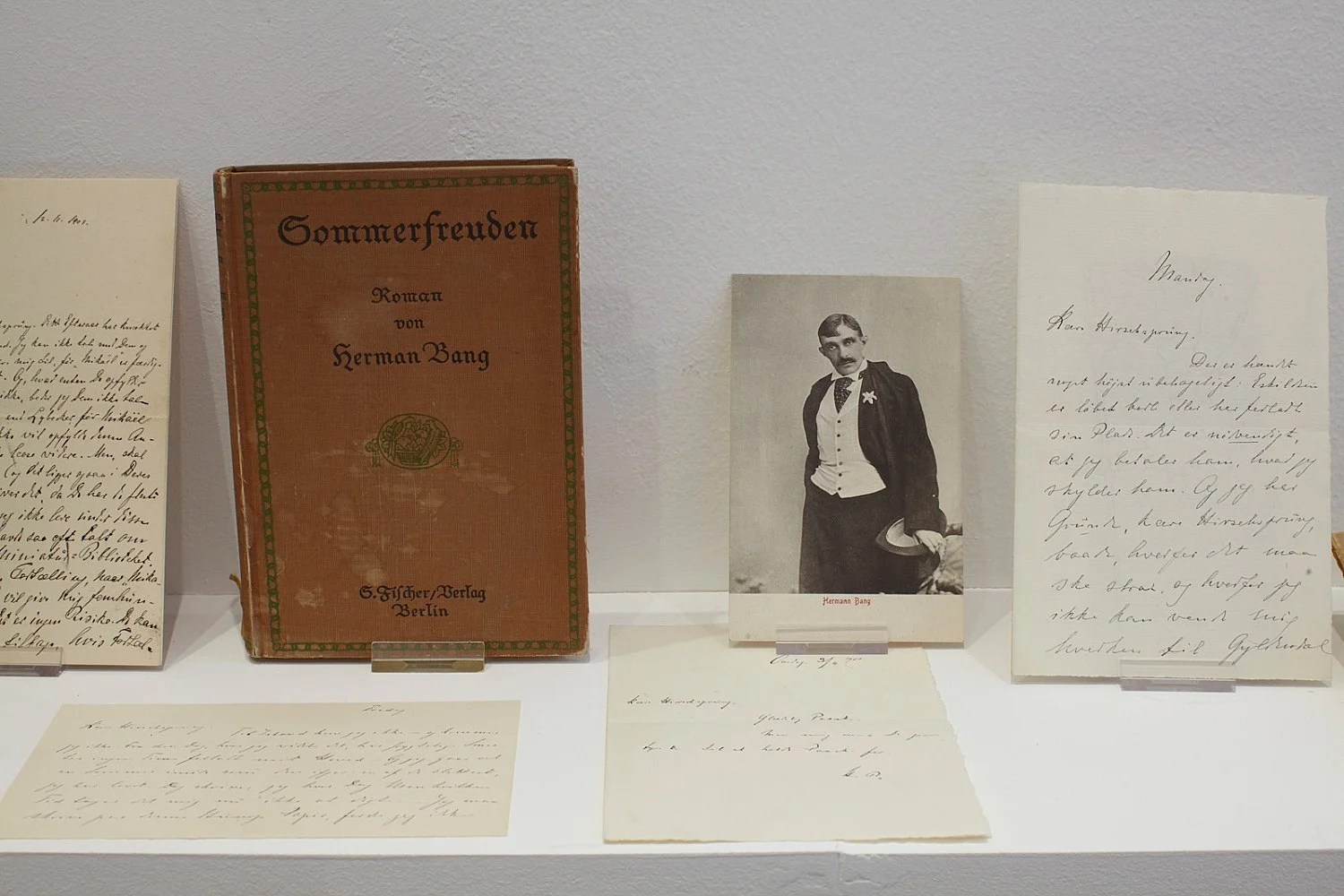 zusammengestellt von Henrik Olesen amp Daniel Buchholz — Bücher, Manuskripte und Briefe von Herman Bang 1857-1912 — Exhibitions — Galerie Buchholz — Image 10