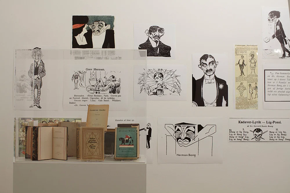 zusammengestellt von Henrik Olesen amp Daniel Buchholz — Bücher, Manuskripte und Briefe von Herman Bang 1857-1912 — Exhibitions — Galerie Buchholz — Image 00