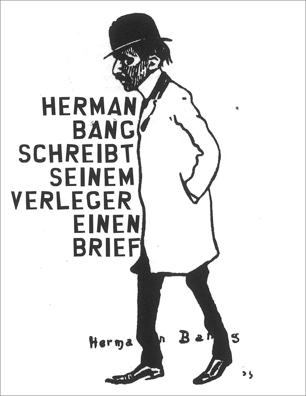 zusammengestellt von Henrik Olesen amp Daniel Buchholz — Bücher, Manuskripte und Briefe von Herman Bang 1857-1912 — Exhibitions — Galerie Buchholz — Image 01