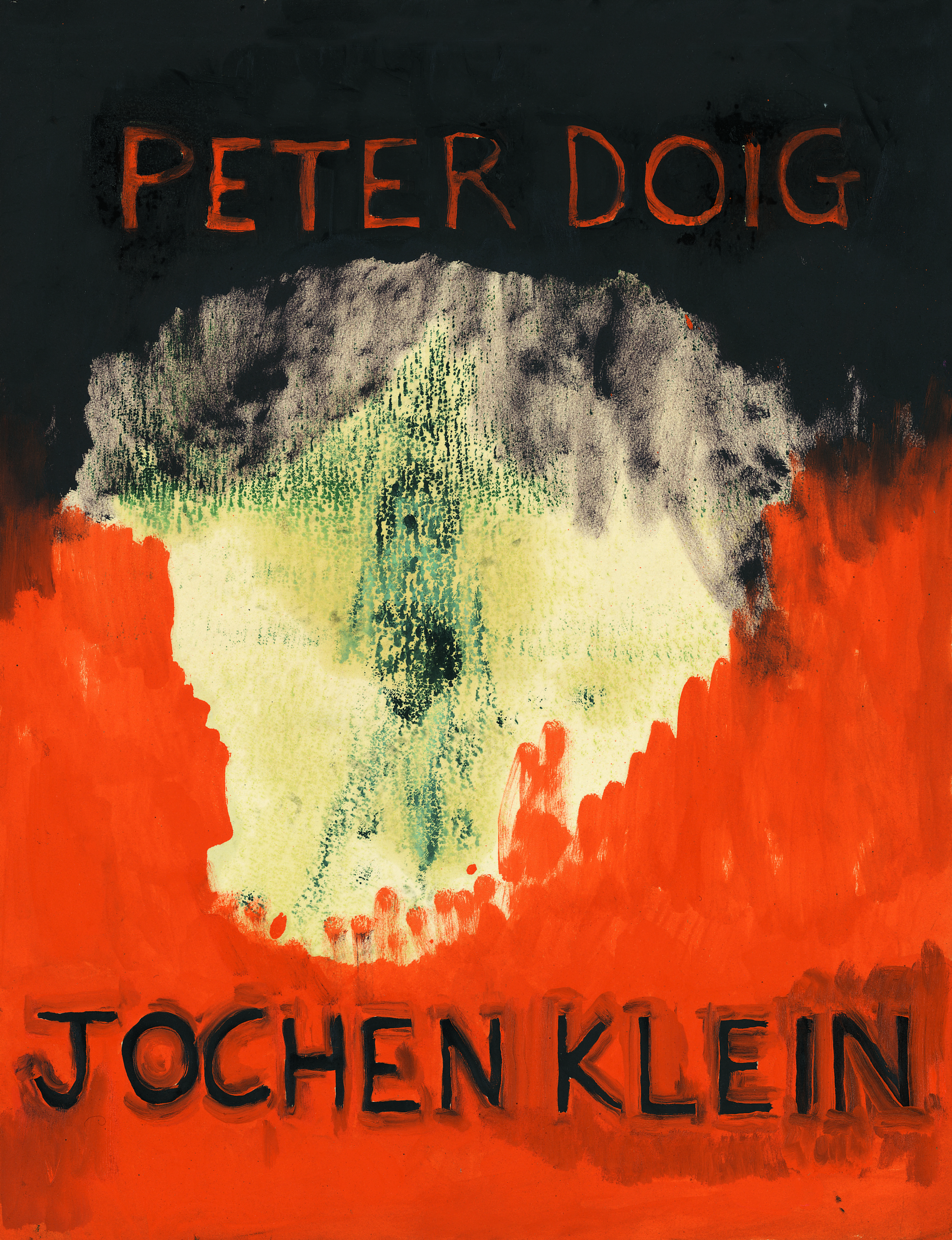 Peter Doig/Jochen Klein – 2006, 56 pages, fully illustrated, Owrps, 24 x 18 cm
Edition 800
Euro 24,- – This catalog documents the exhibition of Peter Doig and Jochen Klein at our gallery in December 2004 and the new essay by Manfred Hermes in German and English.