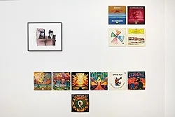 an exhibition organized by Diedrich Diederichsen amp Christopher Müller feat. Marcus Behmer, Stefan George, Rainer Werner Fassbinder, Hans Henny Jahnn, Lutz Bacher, Hans Kayser, Ludwig Gosewitz, Jordan Belson, Hapshash and the Coloured Coat, The Fool, Rogério Duarte, The Red KrayolaMayo Thompson, Walter de Maria, Sigmar Polke, Emil Schult, Isaac Abrams, John McCracken, Pedro Bell, Kai Althoff, Henrik Olesen, Öyvind Fahlström, Karlheinz Stockhausen, Sun Ra, Hartmut Geerken, Albert Oehlen, Jack Goldstein, Jutta Koether, Isa Genzken, Palermo, John Coltrane, Tony Conrad — Cosmic Communities Coming Out Into Outer Space Homofuturism, Applied Psychedelia amp Magic Connectivity — Exhibitions — Galerie Buchholz — Image 198