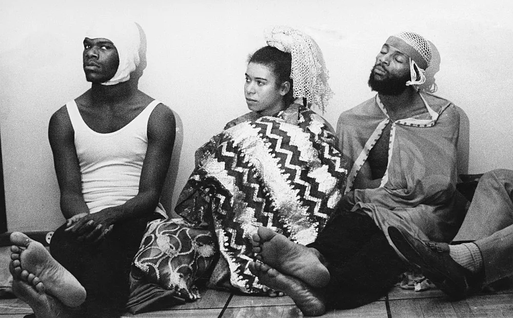 an exhibition organized by Diedrich Diederichsen amp Christopher Müller feat. Marcus Behmer, Stefan George, Rainer Werner Fassbinder, Hans Henny Jahnn, Lutz Bacher, Hans Kayser, Ludwig Gosewitz, Jordan Belson, Hapshash and the Coloured Coat, The Fool, Rogério Duarte, The Red KrayolaMayo Thompson, Walter de Maria, Sigmar Polke, Emil Schult, Isaac Abrams, John McCracken, Pedro Bell, Kai Althoff, Henrik Olesen, Öyvind Fahlström, Karlheinz Stockhausen, Sun Ra, Hartmut Geerken, Albert Oehlen, Jack Goldstein, Jutta Koether, Isa Genzken, Palermo, John Coltrane, Tony Conrad — Cosmic Communities Coming Out Into Outer Space Homofuturism, Applied Psychedelia amp Magic Connectivity — Exhibitions — Galerie Buchholz — Image 00