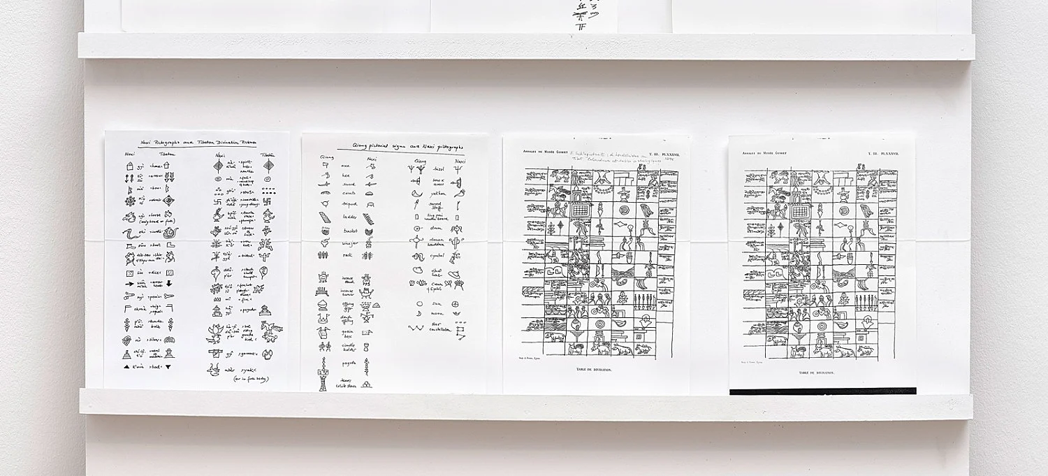 ForschungenandenRndernderSchrift — Michael Oppitz — Exhibitions — Galerie Buchholz — Image 36