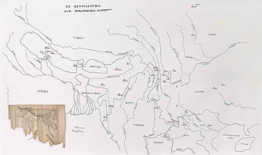 Forschungen an den Rändern der Schrift — Michael Oppitz — Exhibitions — Galerie Buchholz — Image 00