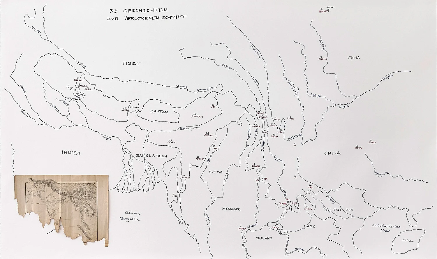 Forschungen an den Rändern der Schrift — Michael Oppitz — Exhibitions — Galerie Buchholz — Image 52