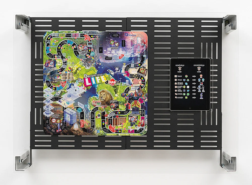 Games of Decentralized Life — Simon Denny — Exhibitions — Galerie Buchholz — Image 00