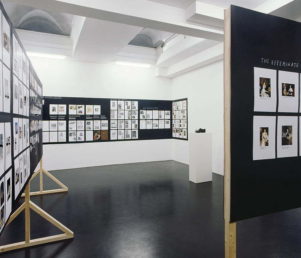 Some Gay-Lesbian Artists andor Artists relevant to Homo-Social Culture I VII — Henrik Olesen — Exhibitions — Galerie Buchholz — Image 00