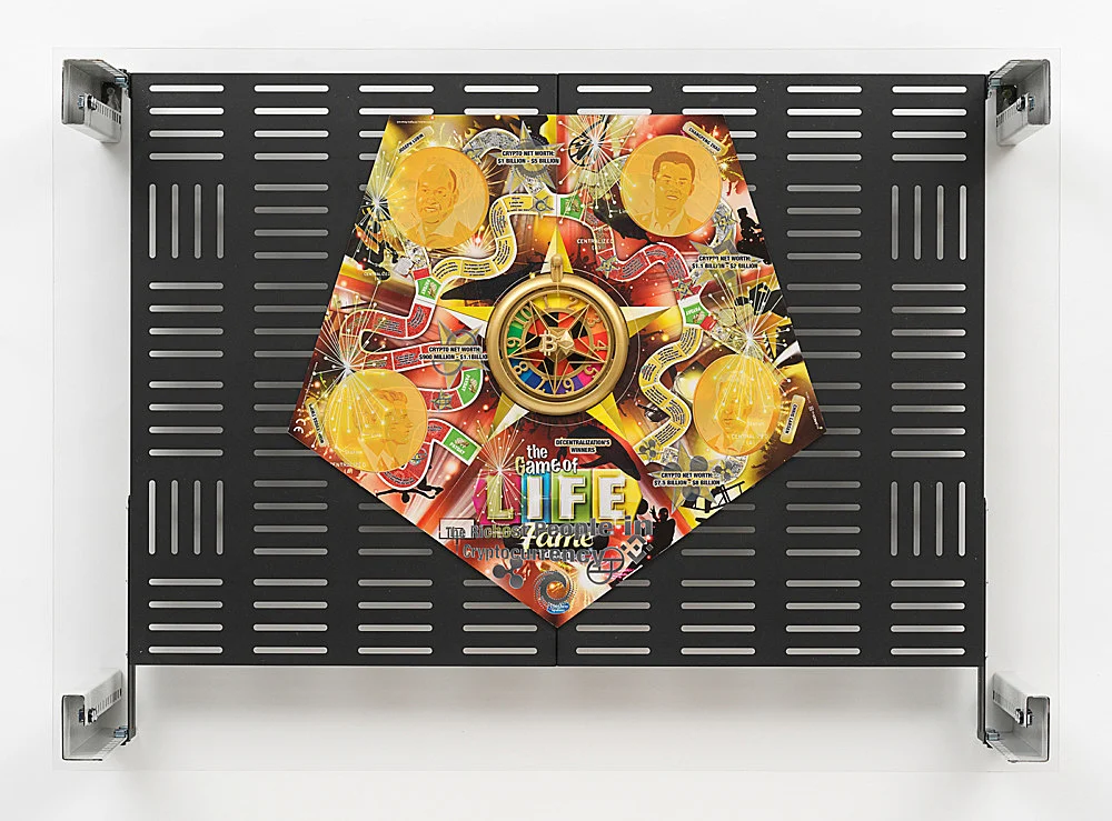 Games of Decentralized Life — Simon Denny — Exhibitions — Galerie Buchholz — Image 00