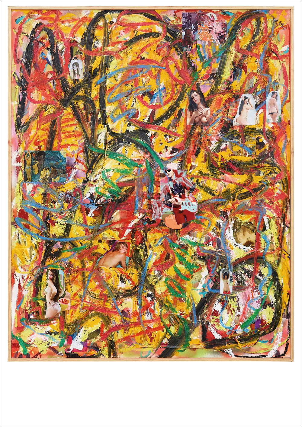 Collage Paintings, Gesture Paintings — Richard Hawkins — Exhibitions — Galerie Buchholz — Image 01