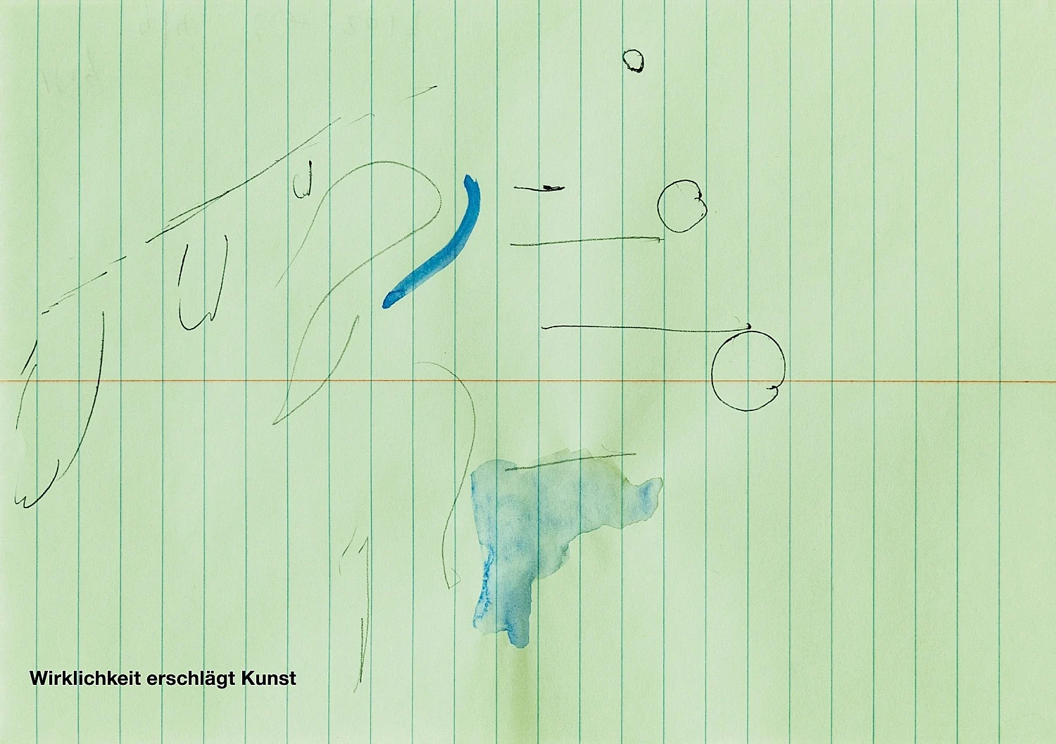 Wirklichkeit erschlägt Kunst — Michael Krebber — Exhibitions — Galerie Buchholz — Image 01