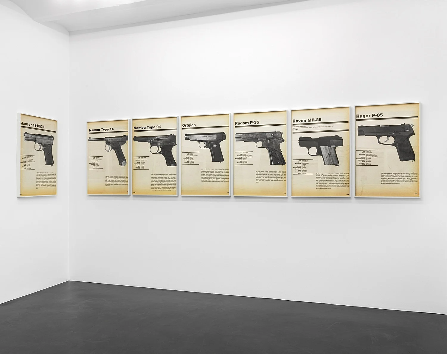 FIREARMS — Lutz Bacher — Exhibitions — Galerie Buchholz — Image 16
