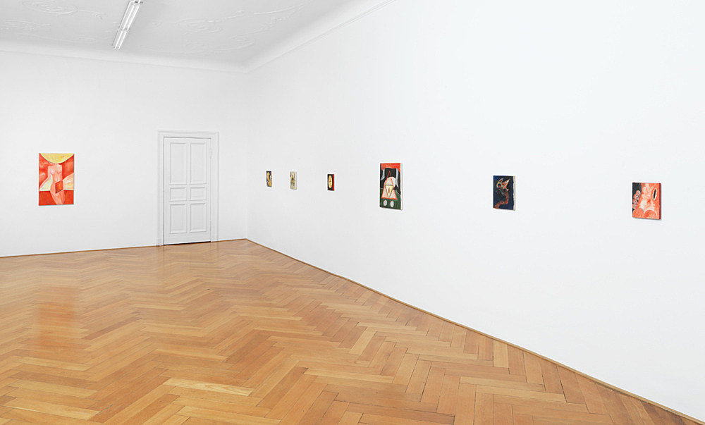 Jutta Koether – Early Works 1982-1992 installation view Galerie Buchholz, Berlin 2019