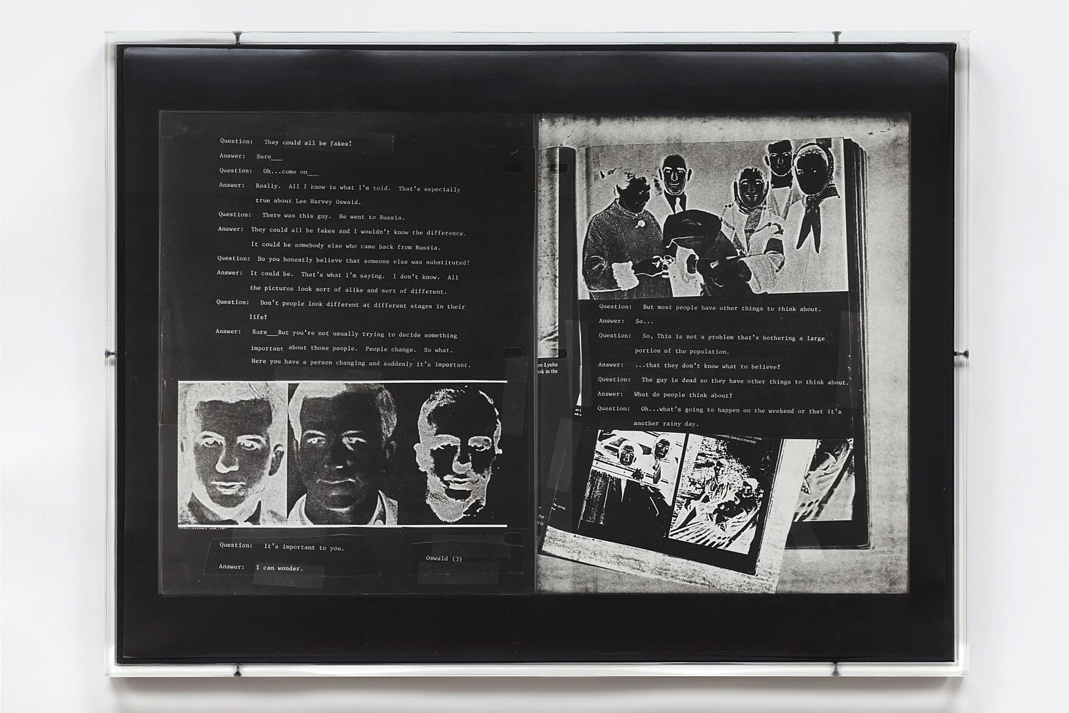 The Lee Harvey Oswald Interview — Lutz Bacher — Exhibitions — Galerie Buchholz — Image 30