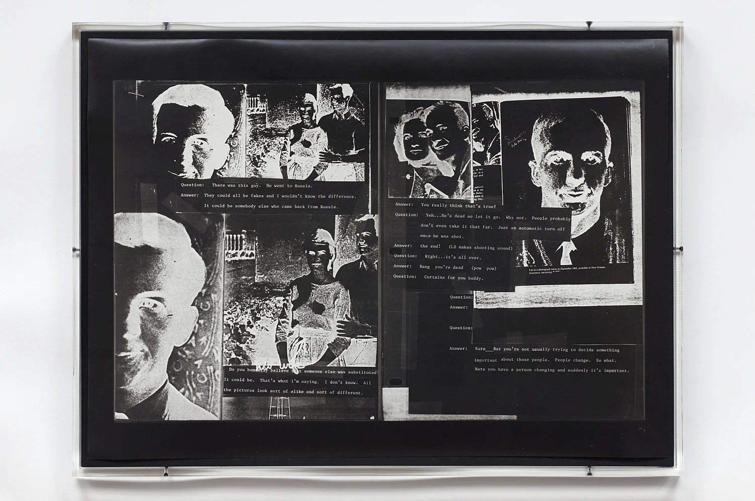The Lee Harvey Oswald Interview — Lutz Bacher — Exhibitions — Galerie Buchholz — Image 31