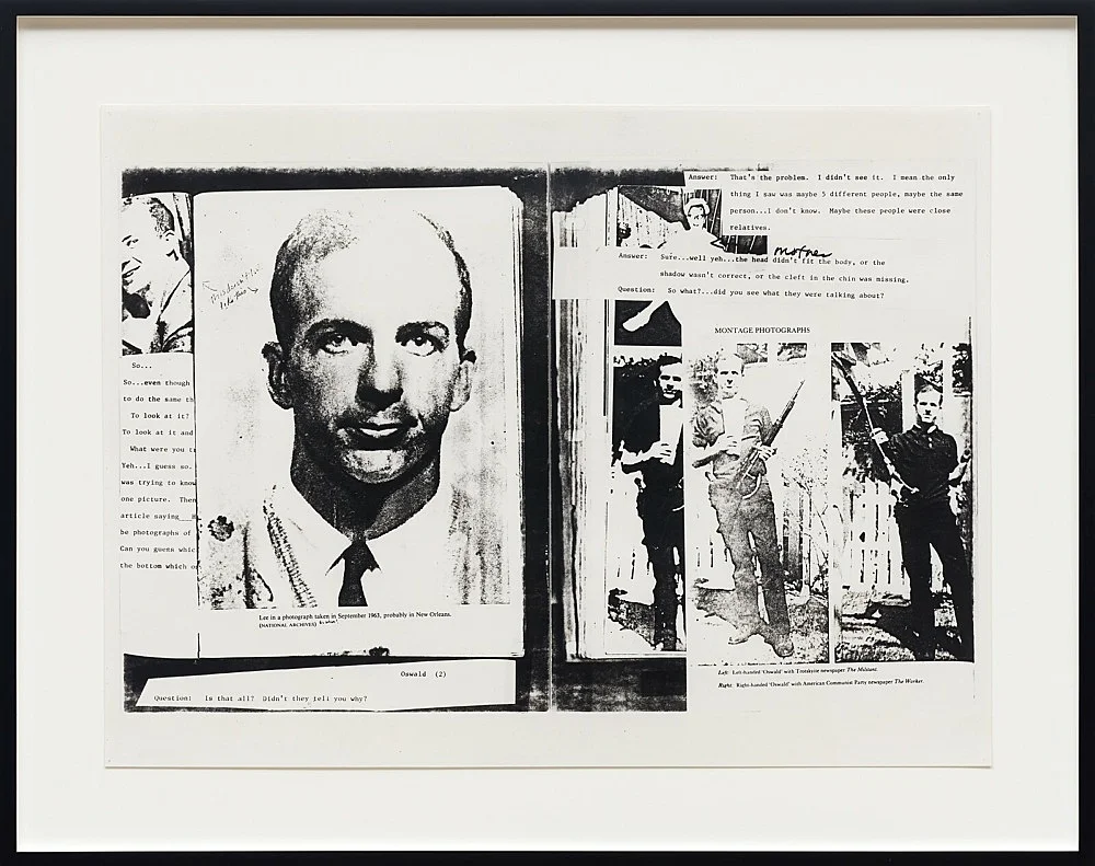 TheLeeHarveyOswaldInterview — Lutz Bacher — Exhibitions — Galerie Buchholz — Image 00