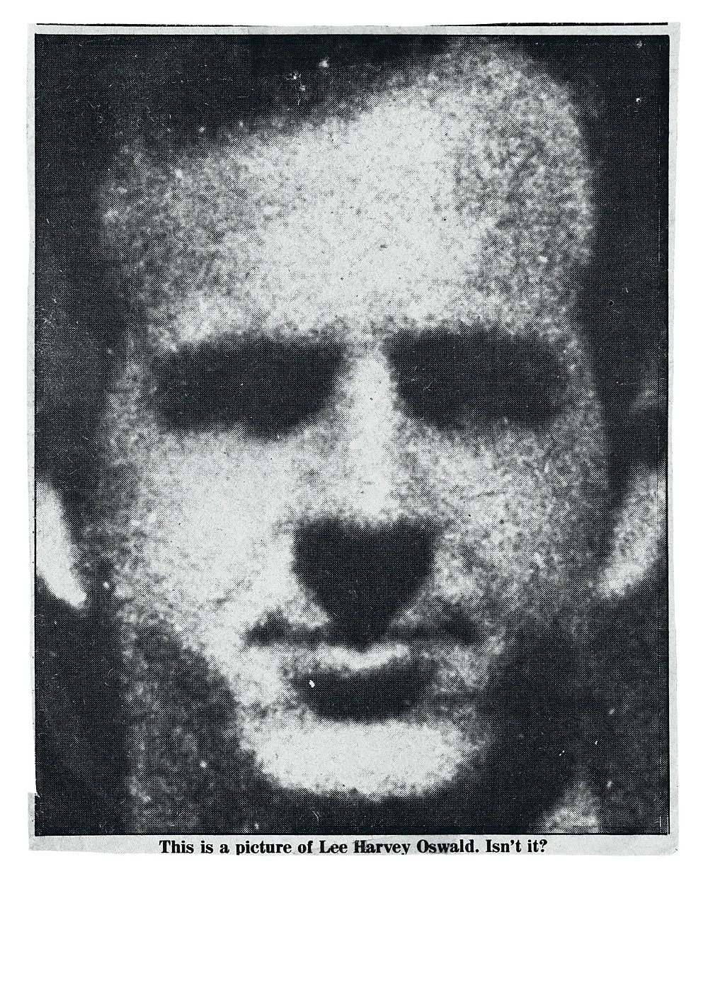 The Lee Harvey Oswald Interview — Lutz Bacher — Exhibitions — Galerie Buchholz — Image 01