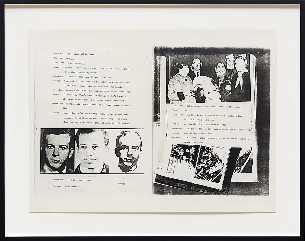 TheLeeHarveyOswaldInterview — Lutz Bacher — Exhibitions — Galerie Buchholz — Image 00