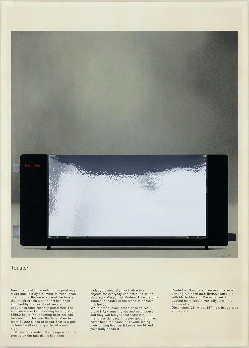 A little bit of Roy Lichtenstein for — Richard Hamilton — Exhibitions — Galerie Buchholz — Image 14