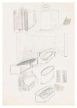 Zeichnung Plan Collage 1965-2018 — Isa Genzken — Exhibitions — Galerie Buchholz — Image 196