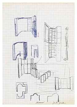Zeichnung Plan Collage 1965-2018 — Isa Genzken — Exhibitions — Galerie Buchholz — Image 268