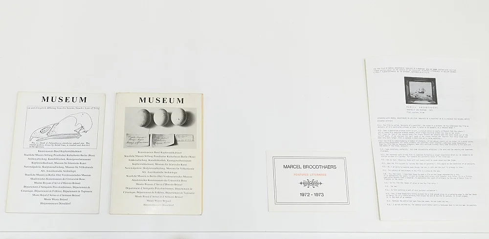 Michael Oppitz on Marcel Broodthaers New York 2023 — Michael Oppitz on Marcel Broodthaers — Exhibitions — Galerie Buchholz — Image 00