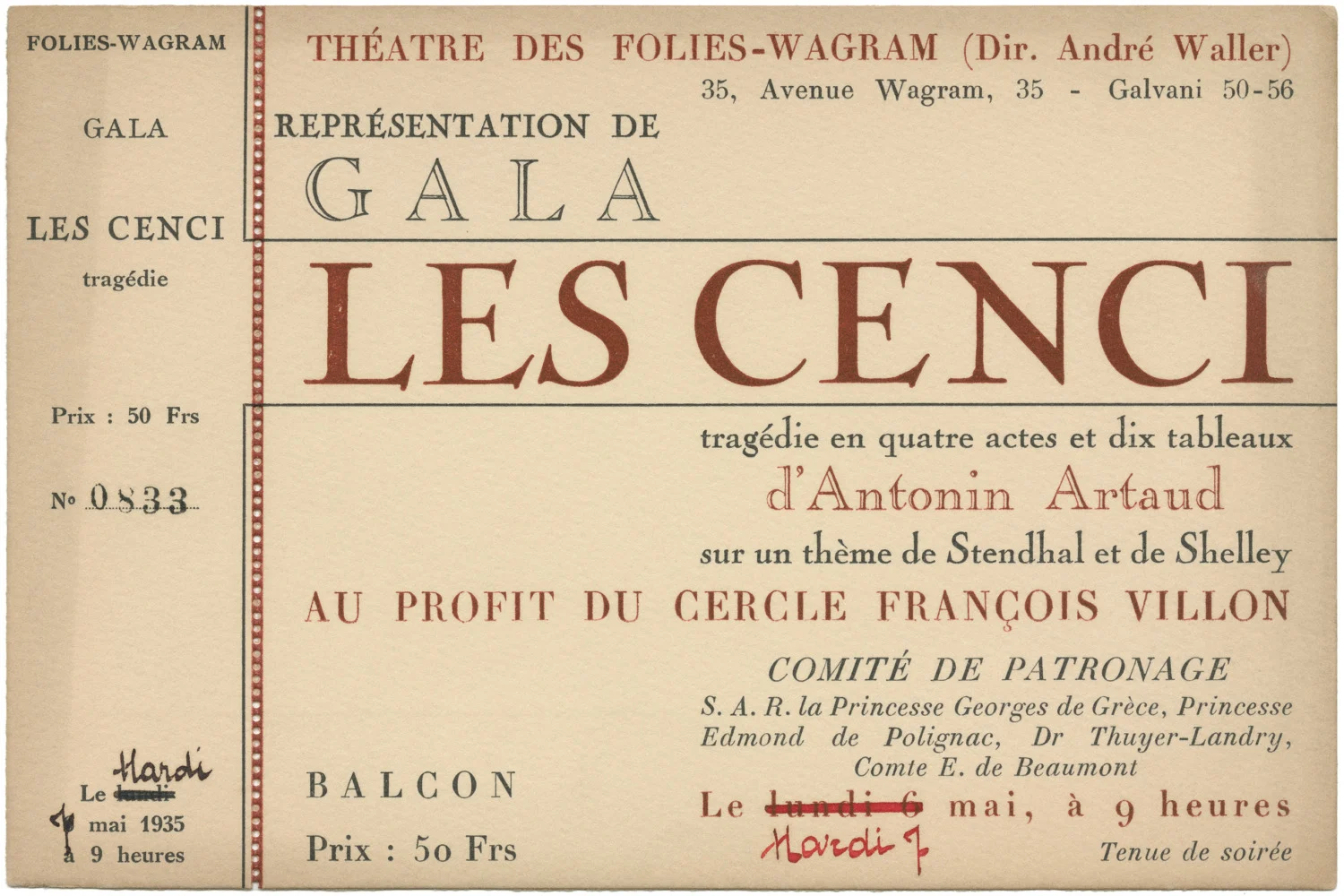 Antonin Artaud - Balthus - Christophstraße 2025 — Antonin Artaud Balthus — Exhibitions — Galerie Buchholz — Image 33